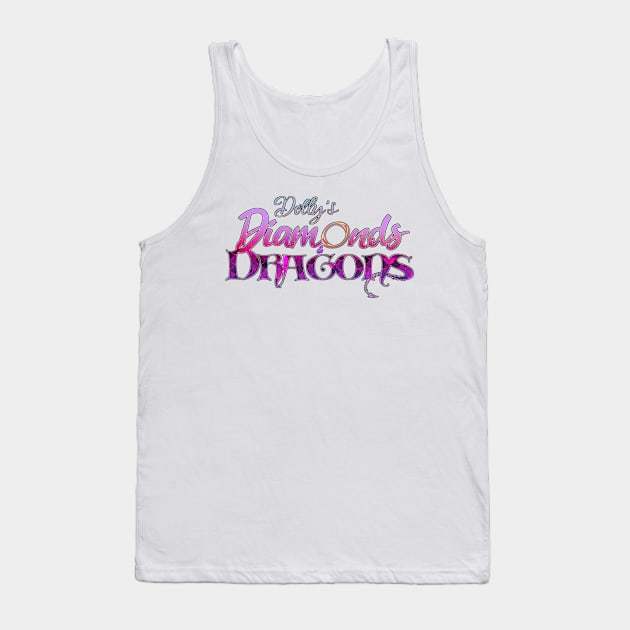 Dolly's Diamonds and Dragons Logo Tank Top by cwgrayauthor